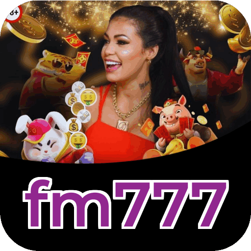 Interface do aplicativo fm777 mostrando jogos disponíveis no iOS e Android
